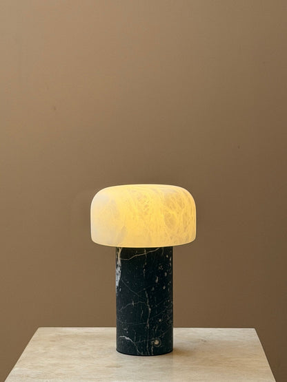 Lampe de table Wabi-Sabi en travertin Brenvale