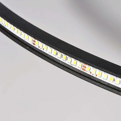 Plafonnier LED rond en acrylique affleurant