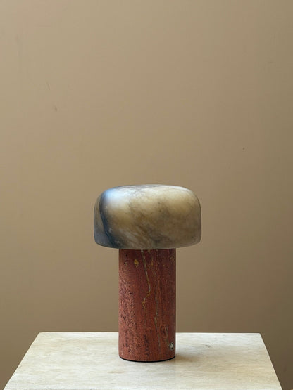 Lampe de table Wabi-Sabi en travertin Brenvale