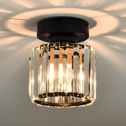 Plafonnier en cristal minimaliste Orvella