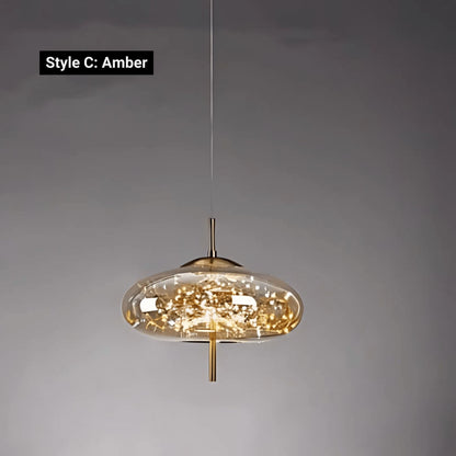 Suspension en verre Starlight