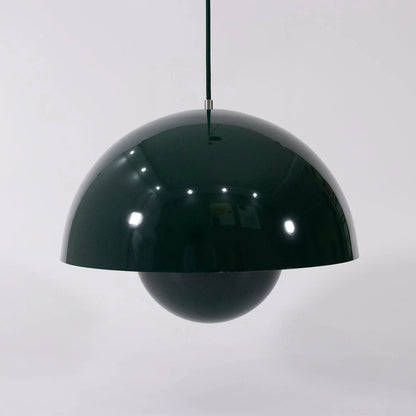Suspension métallique à deux dômes