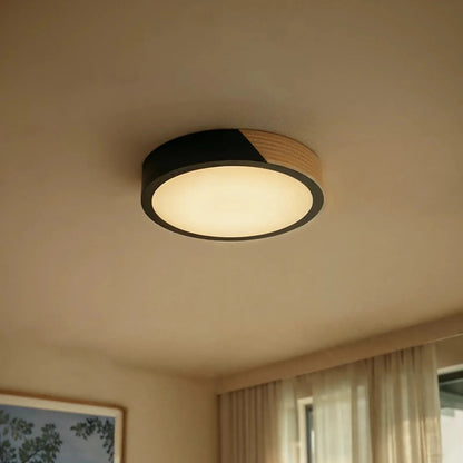 Rosvella Luminaire de plafond scandinave en bois