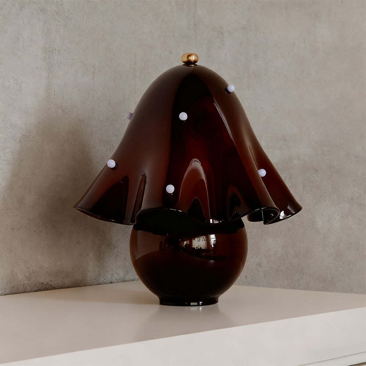 Lampe de table bohème en céramique Halcyra