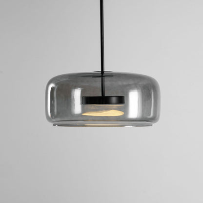 Suspension en verre soufflé moderne Glavira