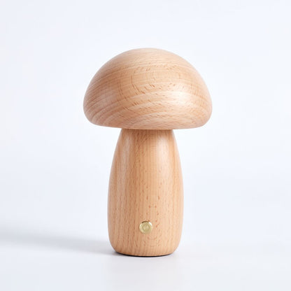 Lampe de table en bois scandinave Fungara