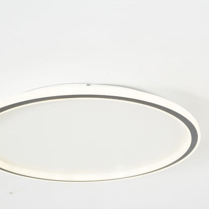 Plafonnier LED rond en acrylique affleurant
