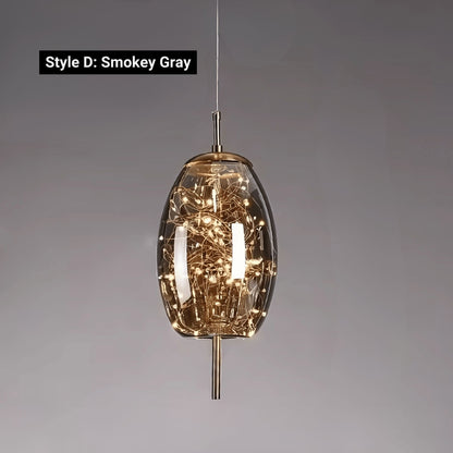 Suspension en verre Starlight