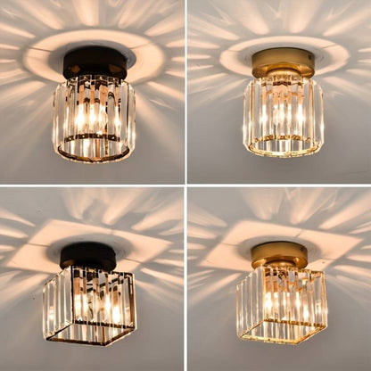 Plafonnier en cristal minimaliste Orvella