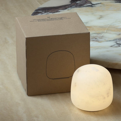 Lampe de table minimaliste en albâtre Alvane
