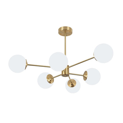 Lustre sphérique Spunik en opale