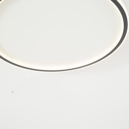 Plafonnier LED rond en acrylique affleurant