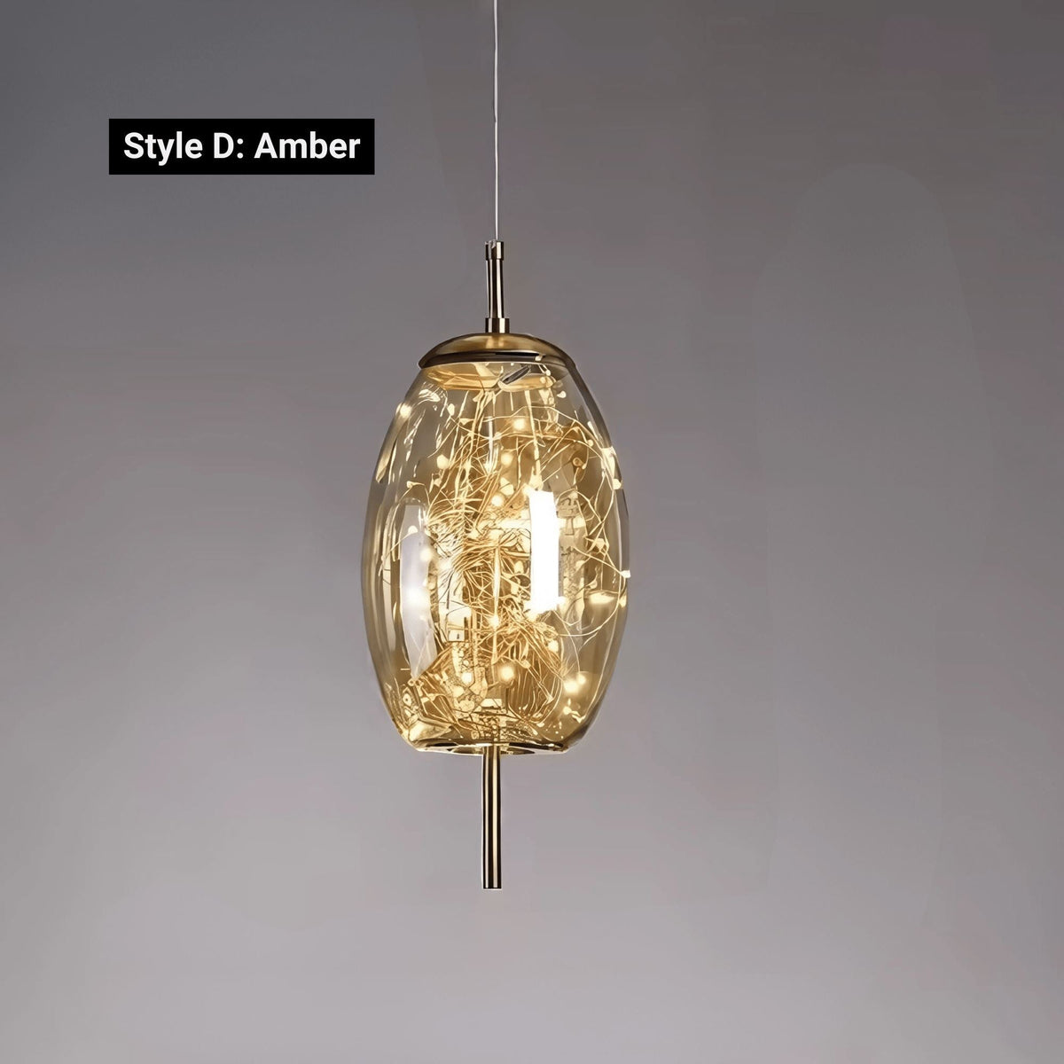 Suspension en verre Starlight