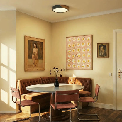 Rosvella Luminaire de plafond scandinave en bois
