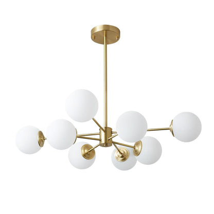 Lustre sphérique Spunik en opale