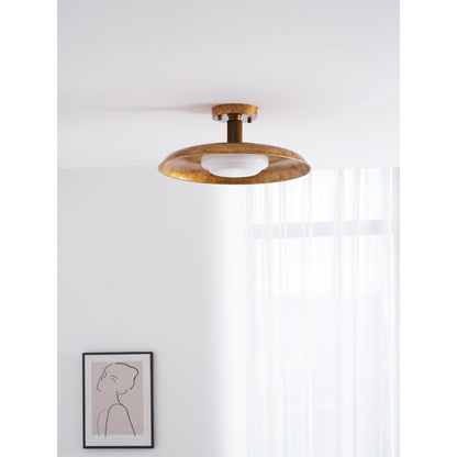 Plafonnier rond extra-large affleurant