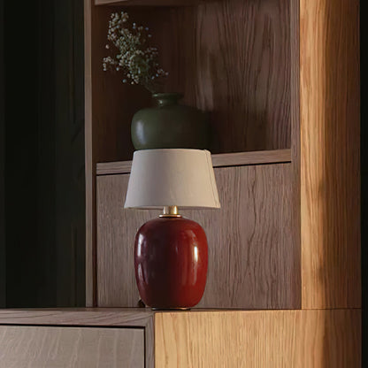 Lampe de table scandinave Halvorn en céramique