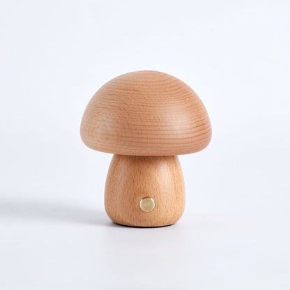 Lampe de table en bois scandinave Fungara