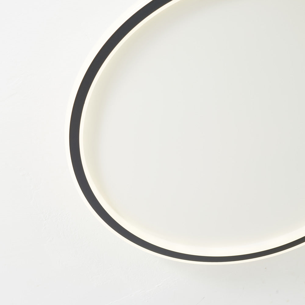 Plafonnier LED rond en acrylique affleurant