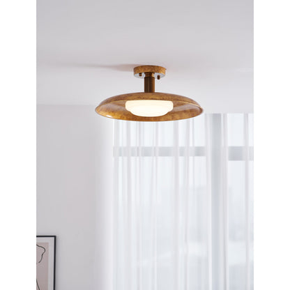 Plafonnier rond extra-large affleurant