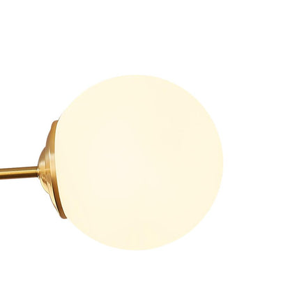 Lustre sphérique Spunik en opale