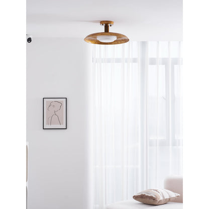 Plafonnier rond extra-large affleurant