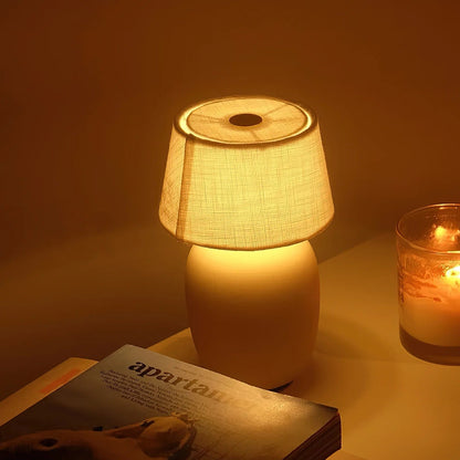Lampe de table scandinave Halvorn en céramique