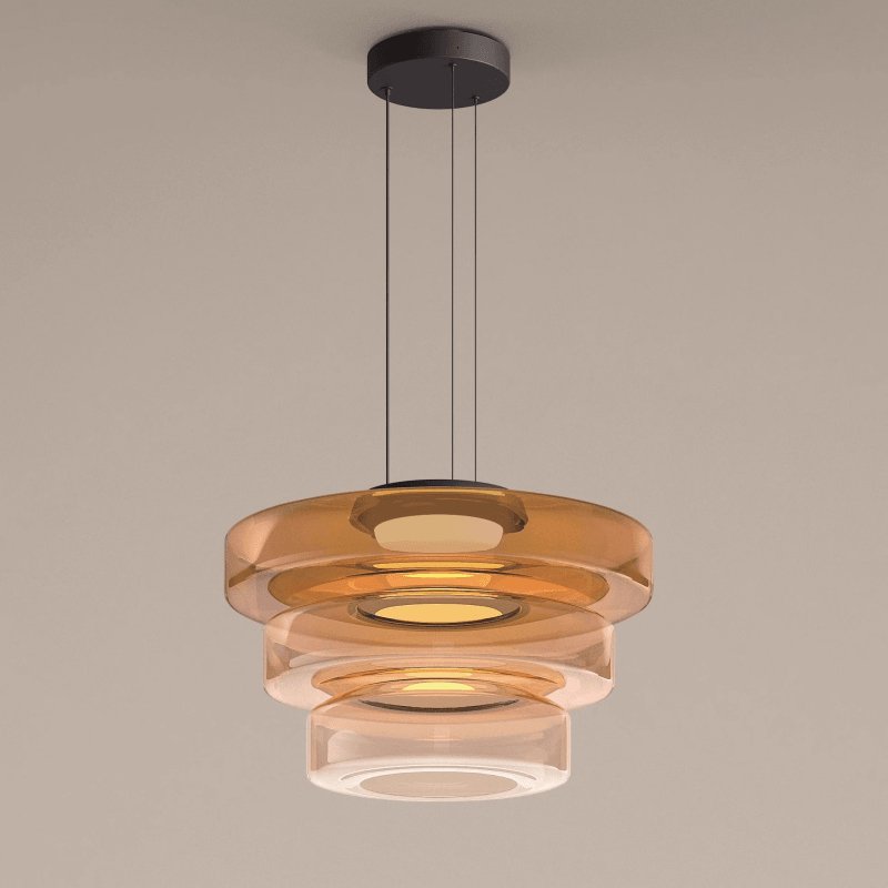 Suspension à disques en verre superposés