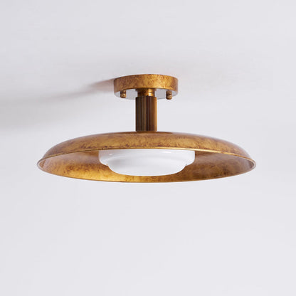 Plafonnier rond extra-large affleurant