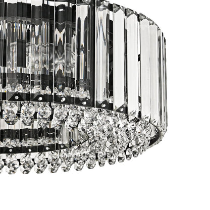 Plafonnier glamour en cristal sculpté