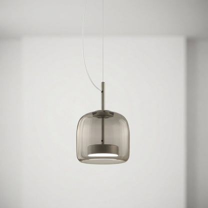 Suspension en verre teinté nordique Lumira
