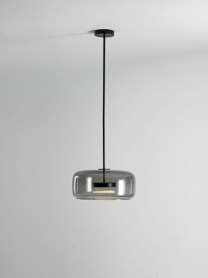 Suspension en verre soufflé moderne Glavira