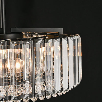 Plafonnier glamour en cristal sculpté