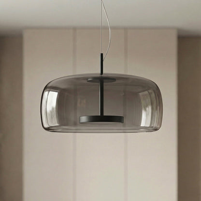 Suspension en verre teinté nordique Lumira