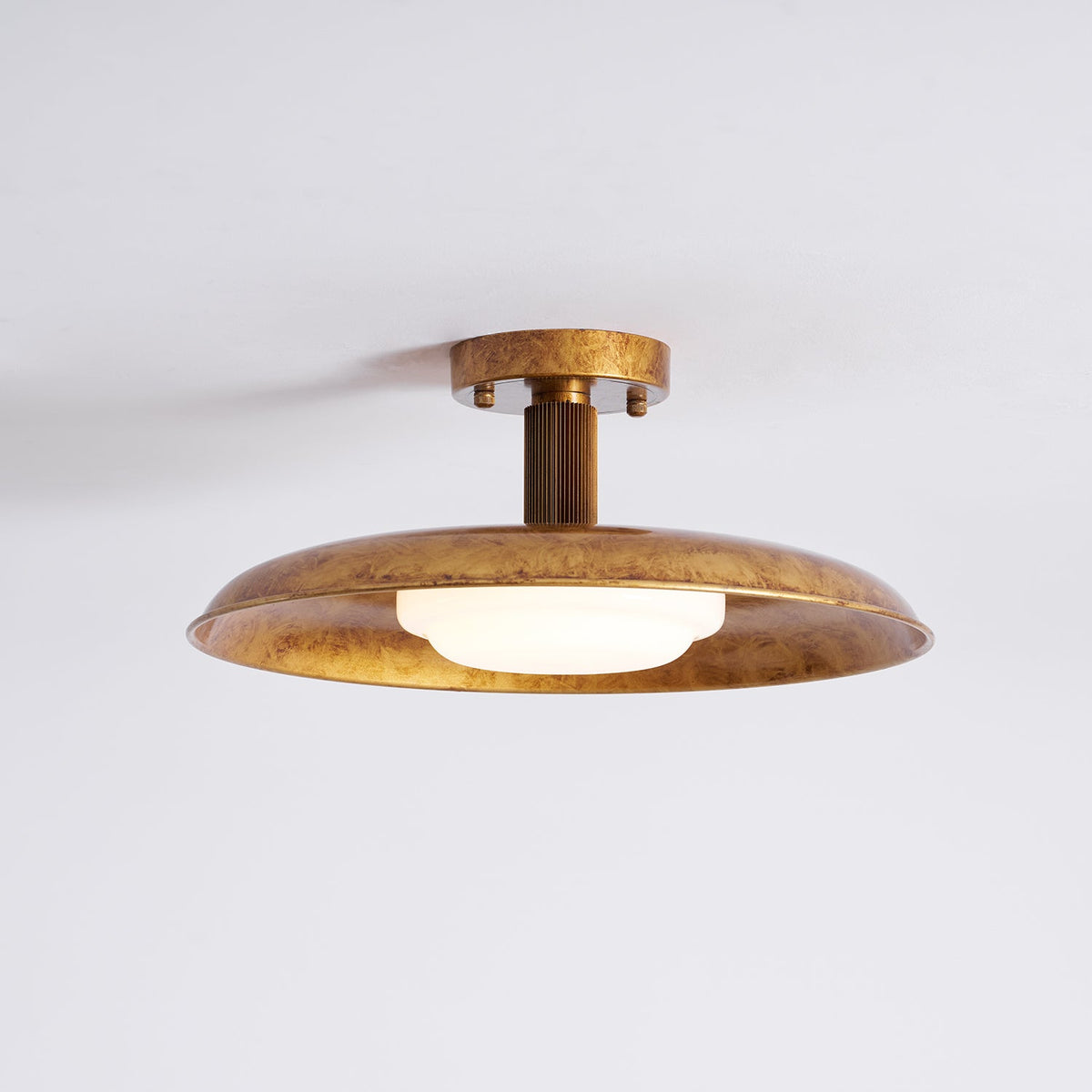 Plafonnier rond extra-large affleurant