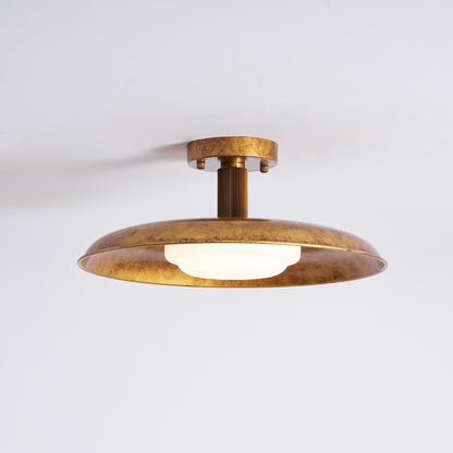 Plafonnier rond extra-large affleurant