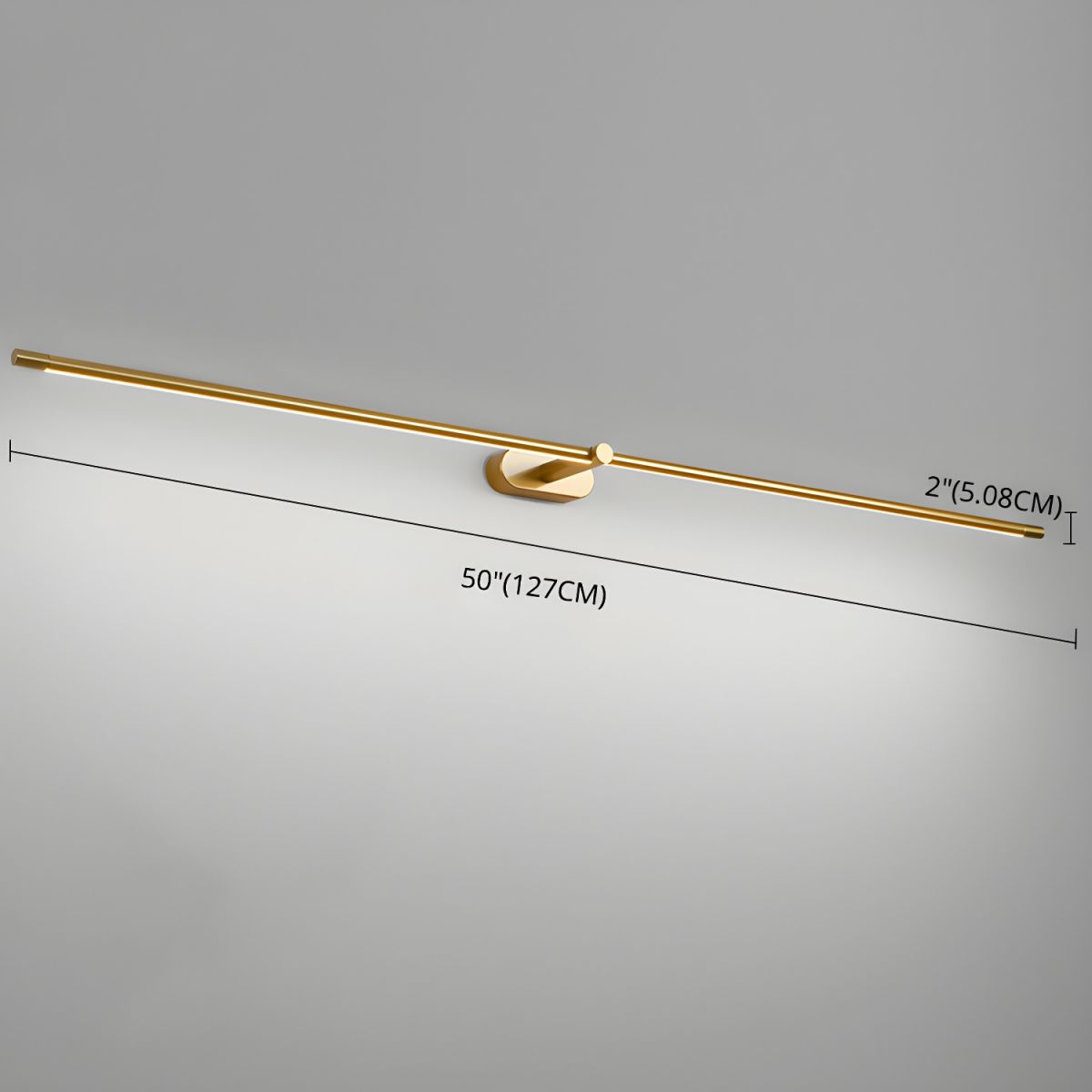 Applique murale minimaliste en aluminium Arvenna pour tableaux