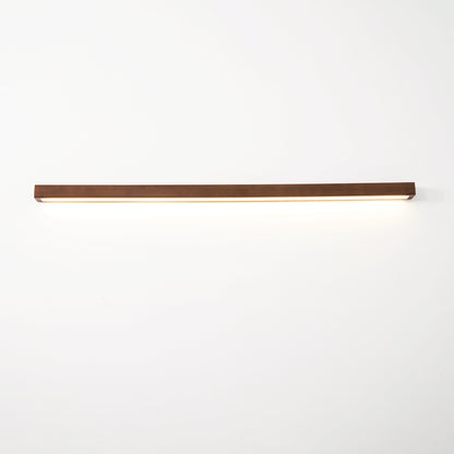 Applique murale linéaire fine en bois