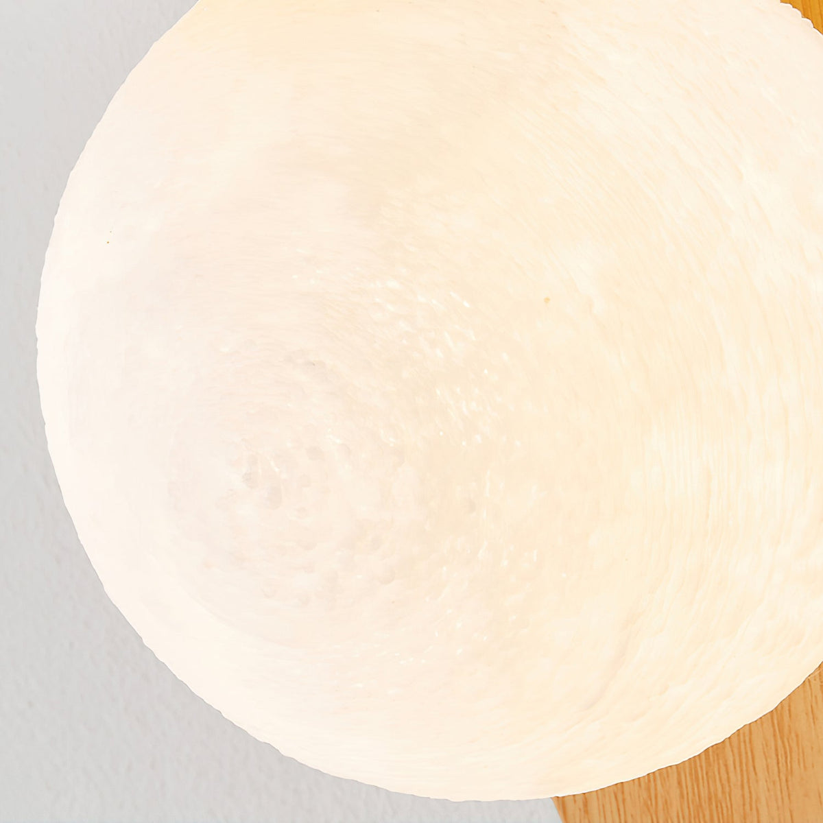 Applique murale globe minimaliste en bois Velmara