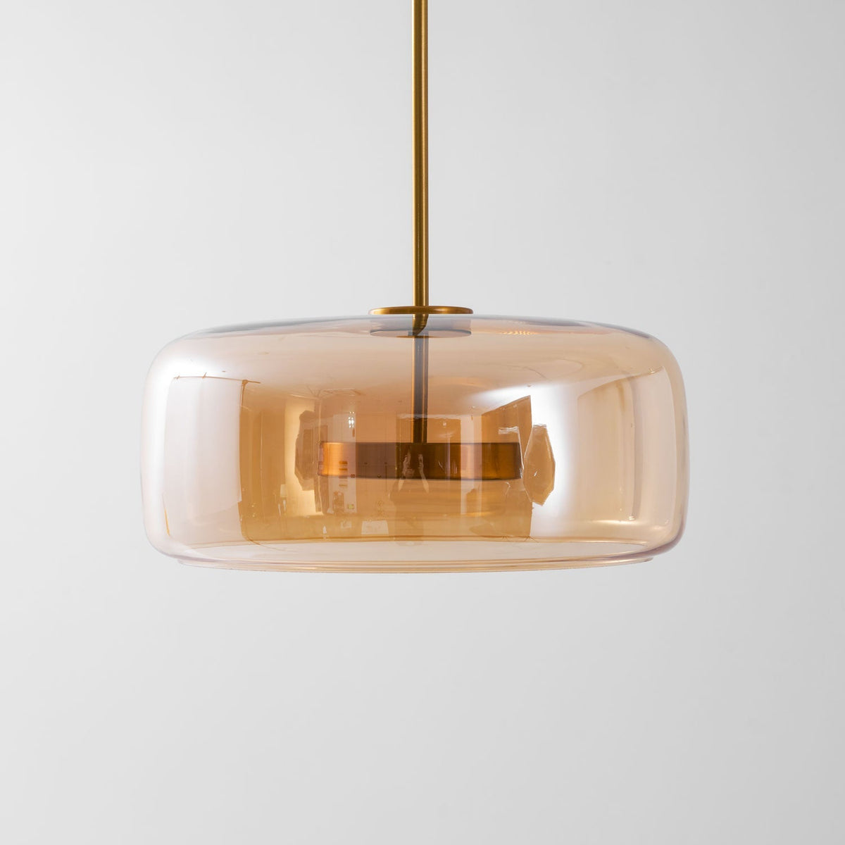 Suspension en verre soufflé moderne Glavira