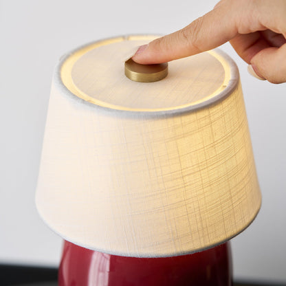 Lampe de table scandinave Halvorn en céramique