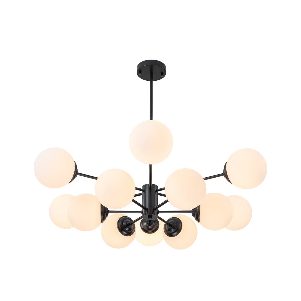 Lustre sphérique Spunik en opale