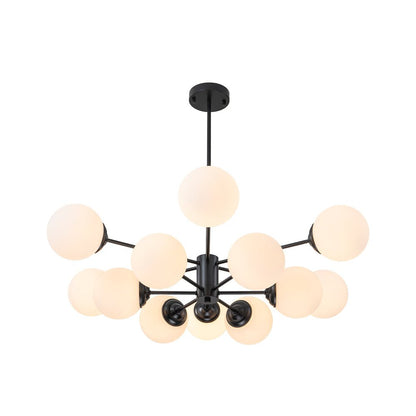 Lustre sphérique Spunik en opale