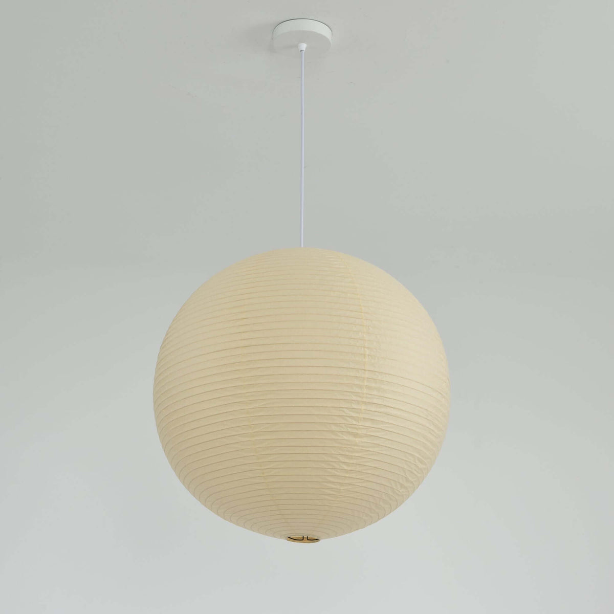 Suspension globe en papier washi