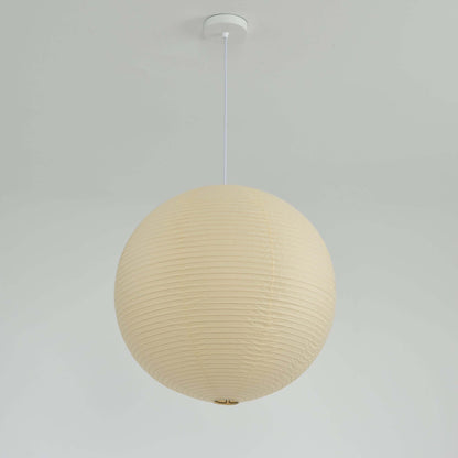 Suspension globe en papier washi