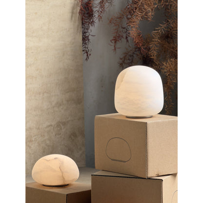 Lampe de table minimaliste en albâtre Alvane