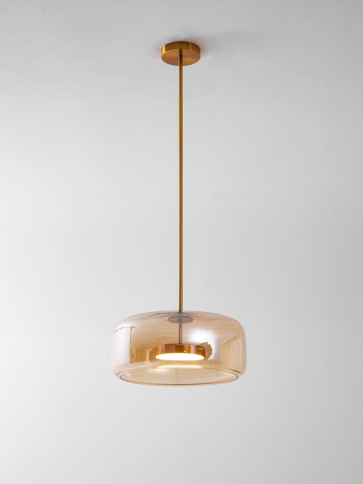 Suspension en verre soufflé moderne Glavira