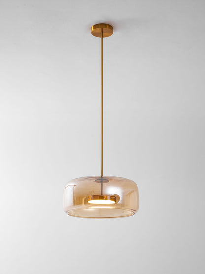 Suspension en verre soufflé moderne Glavira
