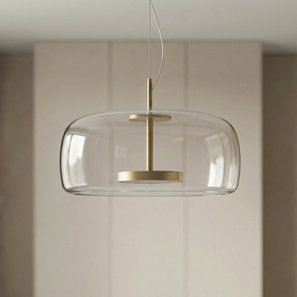 Suspension en verre teinté nordique Lumira