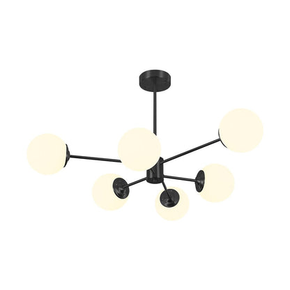 Lustre sphérique Spunik en opale
